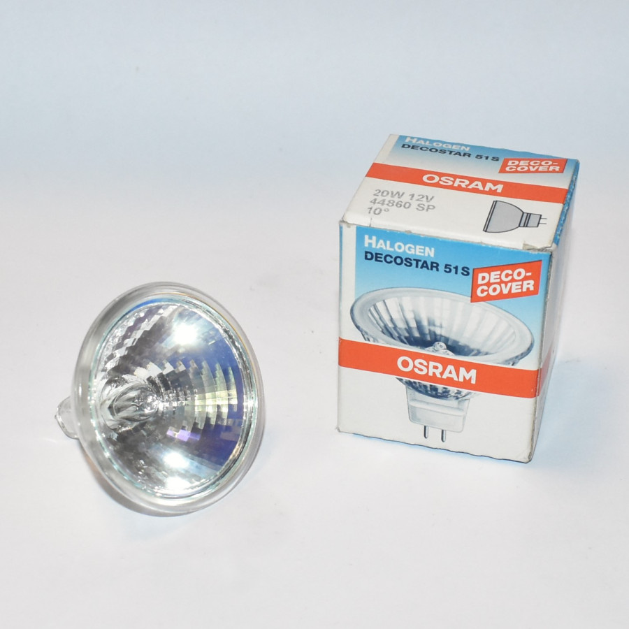 20W Halogen Reflektorpære - 12V - GU5.3 - 10 grader - Osram Decostar - discosupport.dk