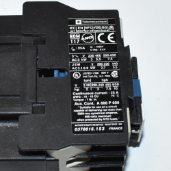 Telemecanique LC1 D1210P7 kontaktor - 230V Spole - 5,5kW @ 400V - discosupport.dk