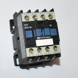 Telemecanique LC1 D1210P7 kontaktor - 230V Spole - 5,5kW @ 400V - discosupport.dk