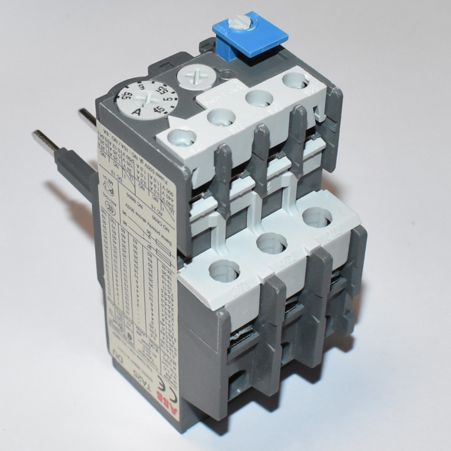ABB TA25 DU Termorelæ 4,5-6,5A - TA25DU-6.5 - discosupport.dk