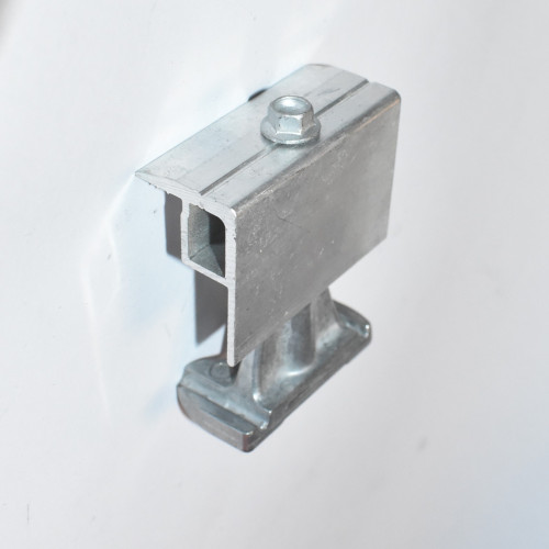 Solcelle Endeklemme 34-52mm - alu - B 24mm x L 52mm - til C-skinne - discosupport.dk