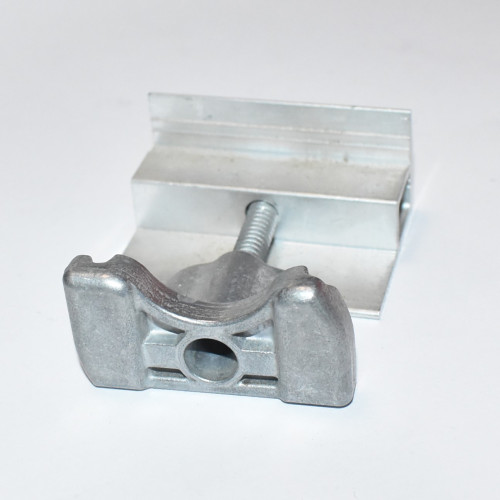 Solcelle Endeklemme 34-52mm - alu - B 24mm x L 52mm - til C-skinne - discosupport.dk