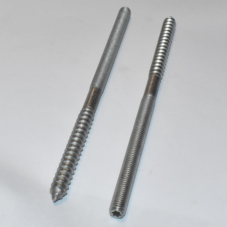 M10x200mm Solcelle Montage Bolt Rustfri Stokskrue - Ansatsskrue - discosupport.dk