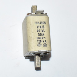 50 Amp Knivsikring NH00 gLgG 50A - 500V - discosupport.dk