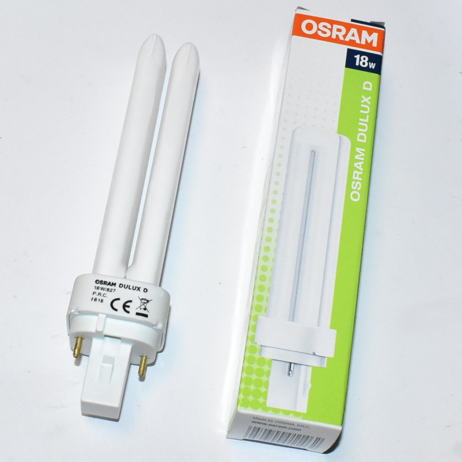 Osram Dulux D 18W/827 Varm Hvid G24d-2 Kompakt lysstofrør - discosupport.dk
