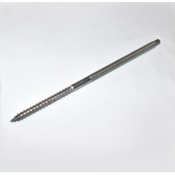 M12x300mm Solcelle Montage Bolt Rustfri - Stokskrue - Ansatsskrue