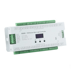 Trappelys styring ES32 PIR Sensor LED Stair Lights Controller 5-24V DC - discosupport.dk