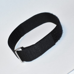 Strop - Velcro Rem 35cm Sort - discosupport.dk