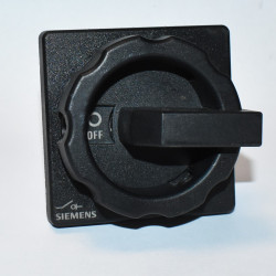 Drejegreb Siemens - Sort - til hovedafbryder - discosupport.dk