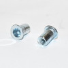 M8 Nittemøtrik - elgalvaniseret - Ø11x18mm - åben med krave - gevindnitte - discosupport.dk