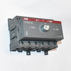 Omskifter 1-0-2 - 63A - 3-polet - ABB OT63F3C - discosupport.dk
