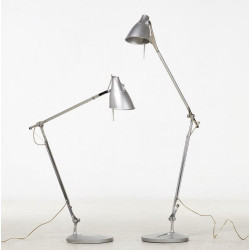 Jehs og Laub Model Leo Arkitektlampe Alu Grå - Nemo Italianaluce - discosupport.dk