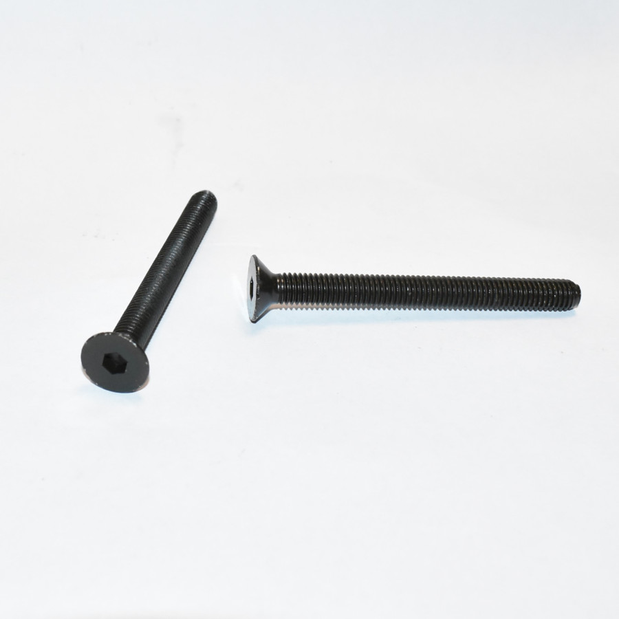 M8x80mm Sort galvaniseret Unbrako Maskinskrue UH DIN 7991 - Pris pr stk