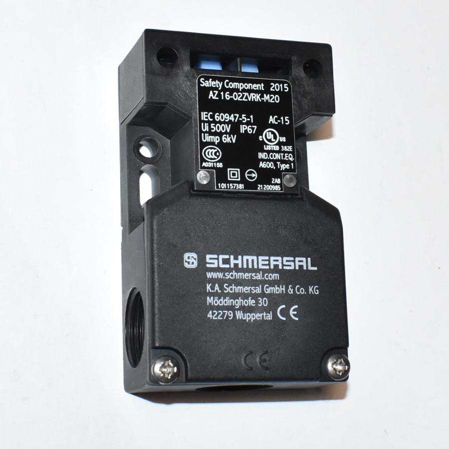 Schmersal AZ16-02ZVRK-M20-2254 Nøgleafbryder 2B 5N - 4030661192208 - discosupport.dk