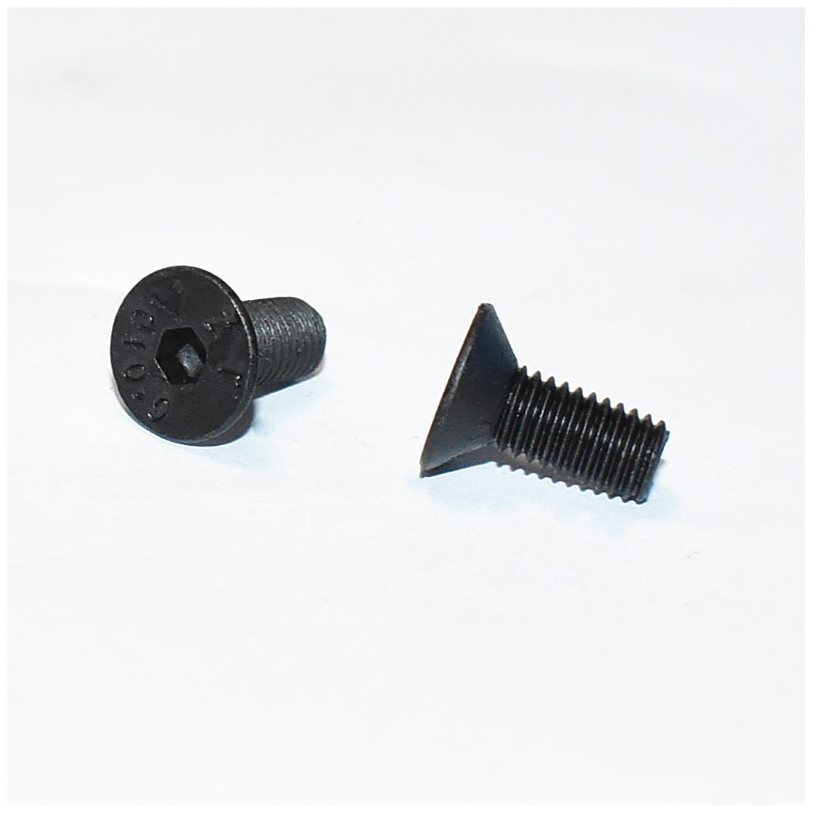 M5x12mm Sort galvaniseret Unbrako Maskinskrue UH DIN 7991 - discosupport.dk