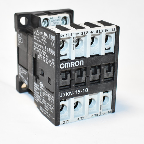 Kontaktor Omron J7KN-18-10 - Spole 230V - 7,5kW @ 400V - discosupport.dk