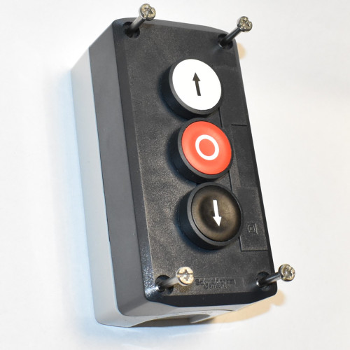 Trykkasse komplet 3 tryk - 2xNO + 1xNC - Schneider XALD324  discosupport.dk