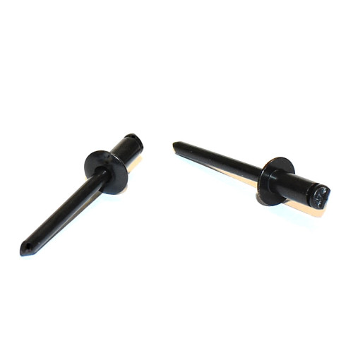 4,8x10mm Sorte Popnitter - Pose med 12stk KUN 15kr på discosupport.dk!