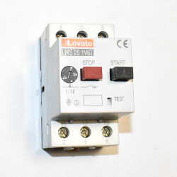 Lovato LMS 25 1V6T Motorværn - 1-1,6A - 3 faset - discosupport.dk