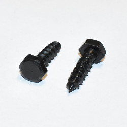 8x30mm Sort Fransk Skrue - Elgalvaniseret DIN 571 - discosupport.dk