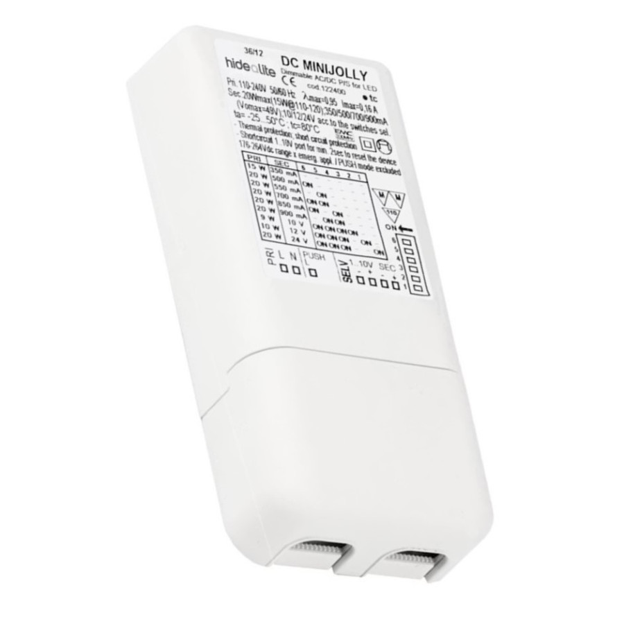 Jolly Mini Universal LED Driver 20Watt - 12V/24V - discosupport.dk