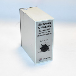 Electromatic S-System SA 245 220 - Delay on operate 0,5-10min - 230V - discosupport.dk