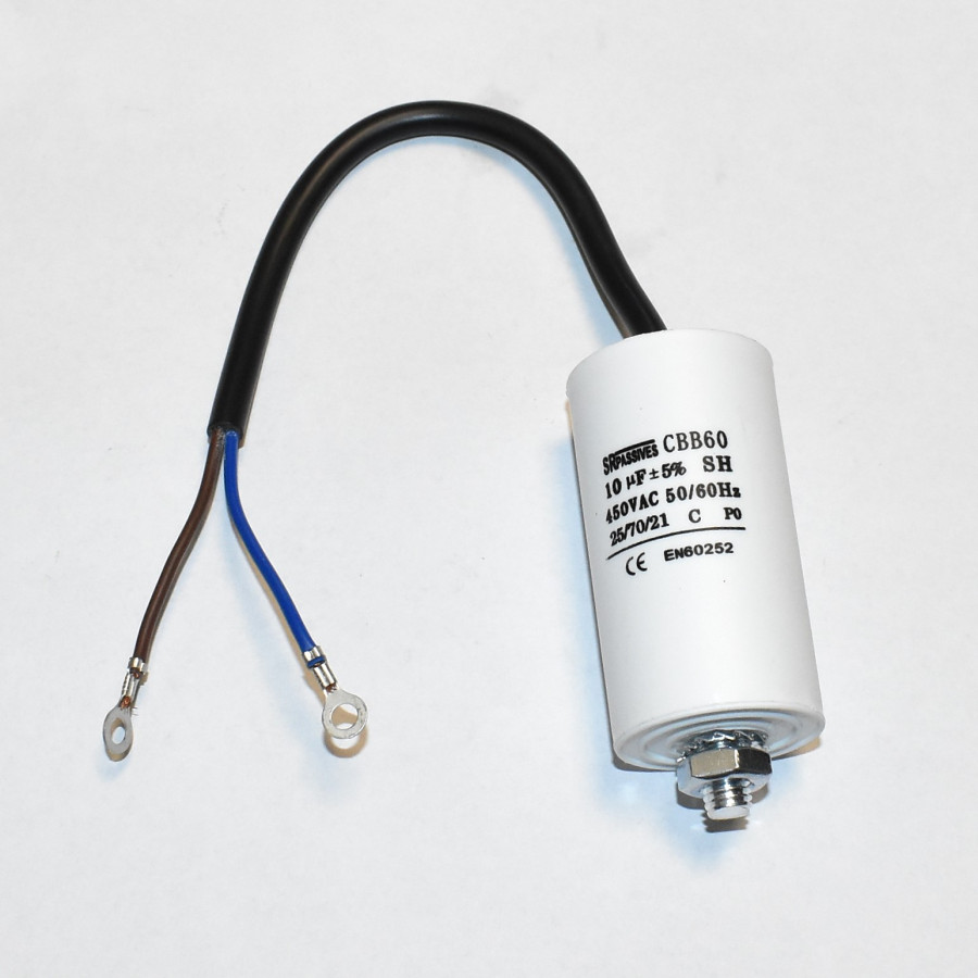 10uF Motorkondensator CBB60 - 450V AC - discosupport.dk