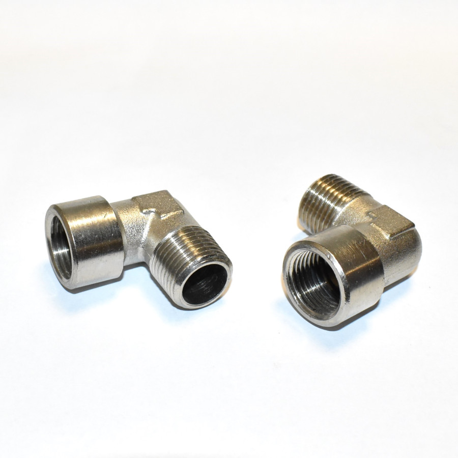 1/2" Vinkel nippelmuffe - forniklet messing - Legris 0913 00 21 - 60 bar - discosupport.dk