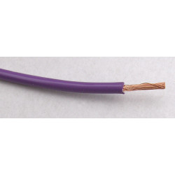 Køb Lilla kabel PVT - 2,5 mm2 - Lilla ledning - Rulle med 100 Meter Restparti!!