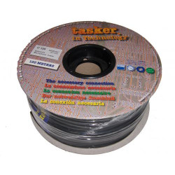 Tasker Mikrofon/DMX kabel - sort (100m rulle)