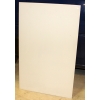 Hvid Glasplade - 78,5x123cm