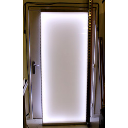 Lysende Glasreol LED - 80x200cm
