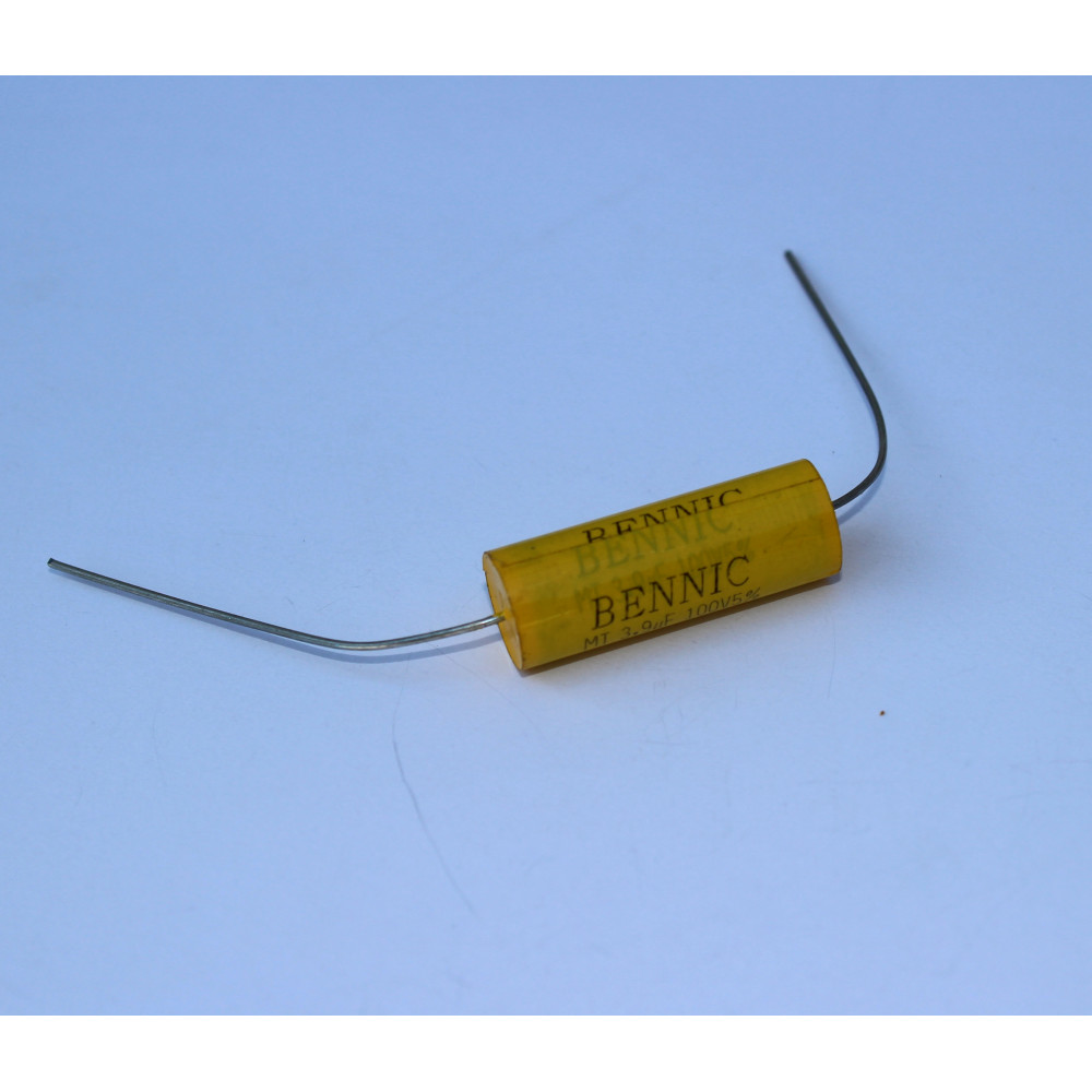 Kondensator 3,9uF - 100V - delefilter til højttaler