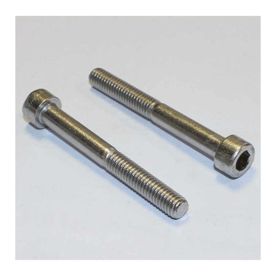 M6x50mm Rustfri A2 Unbrakoskrue CH DIN 912 - A2-70 - Køb på discosupport.dk