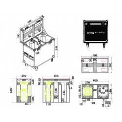 Flightcase Til 2x BT-150LS Movingheads