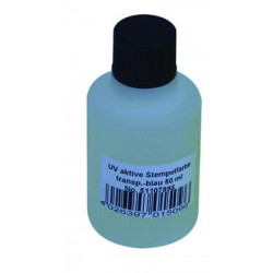 UV Stempelvæske - Transperant Blå 50ml