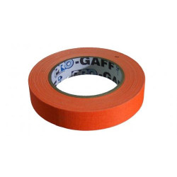 UV tape i Orange 19mm x 25meter - Mange forskellige farver her - Køb online nu