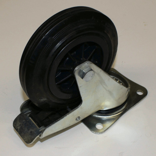 Tente hjul med bremse Ø:160mm hjul