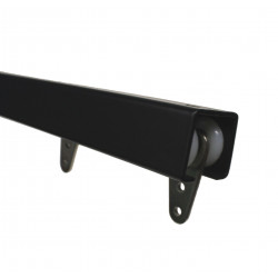 Nylon Hjul Til Skydeskinne - Skydedør - Skydelåge Ø23x24mm