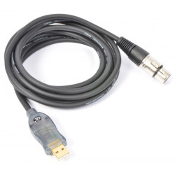 USB Mikrofonkabel - XLR til USB 3 meter