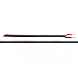 Højttalerkabel kobber 2x2,5 mm2 Rød - Sort - Køb højttaler kabel her!