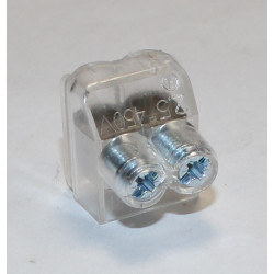 Kronmuffe - Dobbelt samlemuffe 2 x 2.5mm2 - Ledningsamler Pris pr stk kun 4,50kr