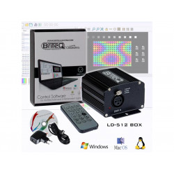 Briteq LD-512 Box - DMX software til PC - DMX Interface  