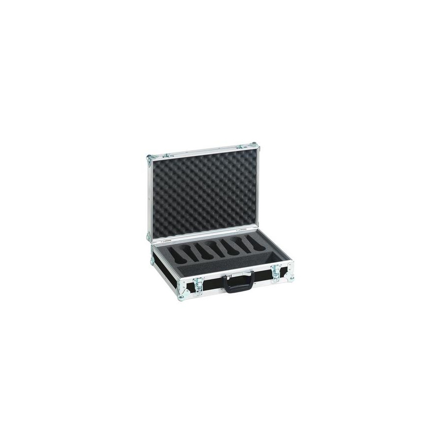 Kuffert til 7stk mikrofoner Sort - 410 x 310 x 135mm  