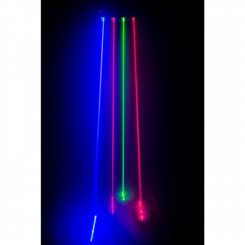 Effektfuld LED RGB Lasereffekt fra JBsystems - Modellen Multilaser Beam kan bestilles hos discosupport.dk 