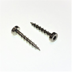 Køb 4x20mm Sort/Metallic Dekorations Skruer med cylinderhoved - Pose med 30stk KUN 15kr!