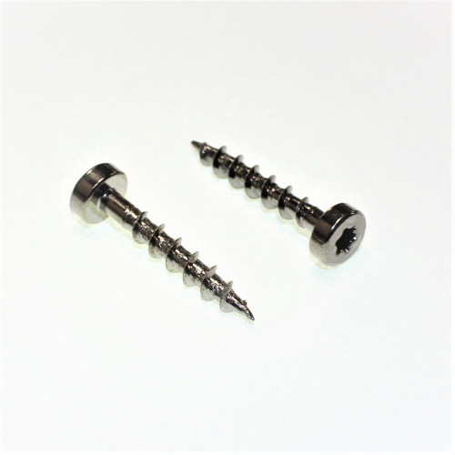 Køb 4x20mm Sort/Metallic Dekorations Skruer med cylinderhoved - Pose med 30stk KUN 15kr!