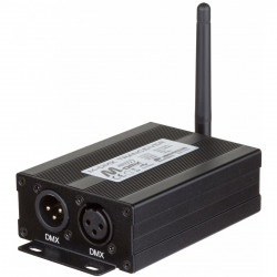 Trådløs DMX Sender - M-DMX Transceiver. Bestil dit trådløse DMX systemer hos discosupport.dk 