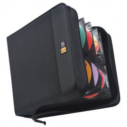 CD taske sort - Case Logic CDW32 Set forfra i åben tilstand