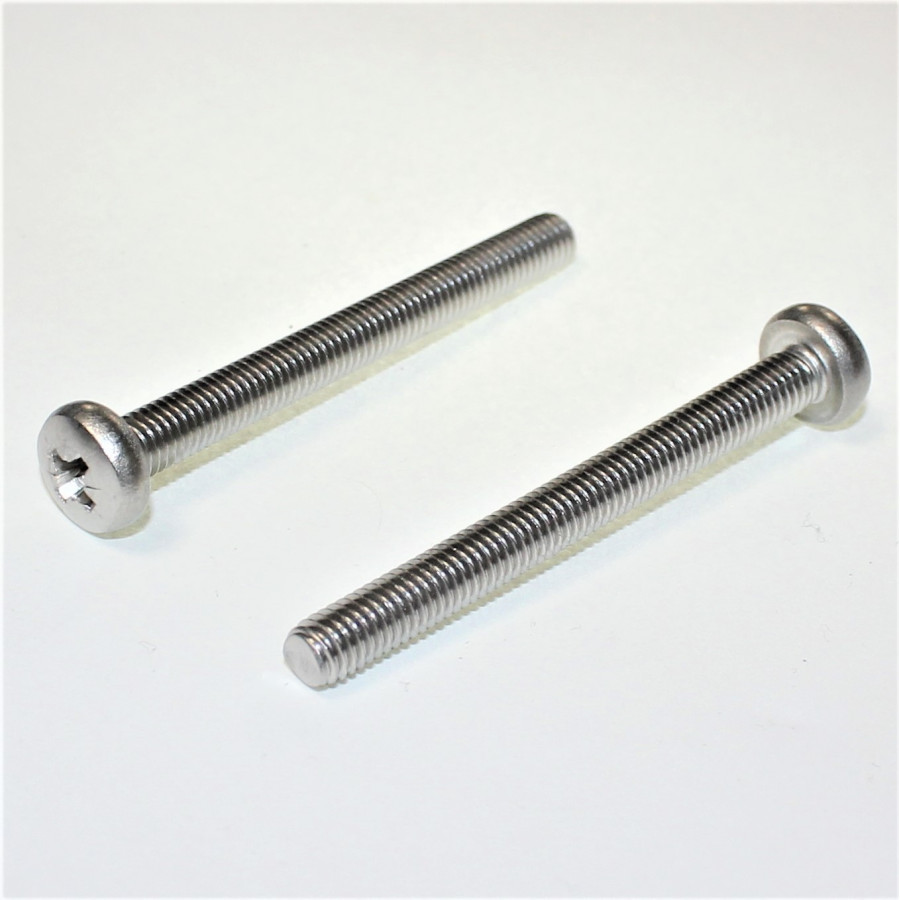 M5x50mm Maskinskruer A4 Rustfri Syrefast DIN 7985 - Køb billigt på discosupport.dk!